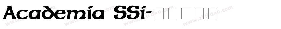 Academia SSi字体转换